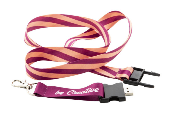 Subyard USB RPET custom sublimation lanyard