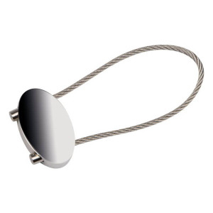 Oval key chain with wire loop - Reklamnepredmety