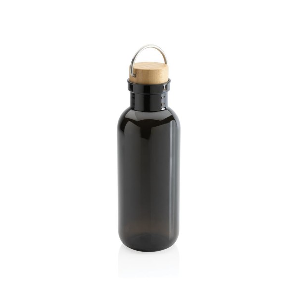 GRS RPET bottle with FSC® bamboo lid and handle