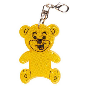 TEDDY RING reflective key ring,  orange - Reklamnepredmety