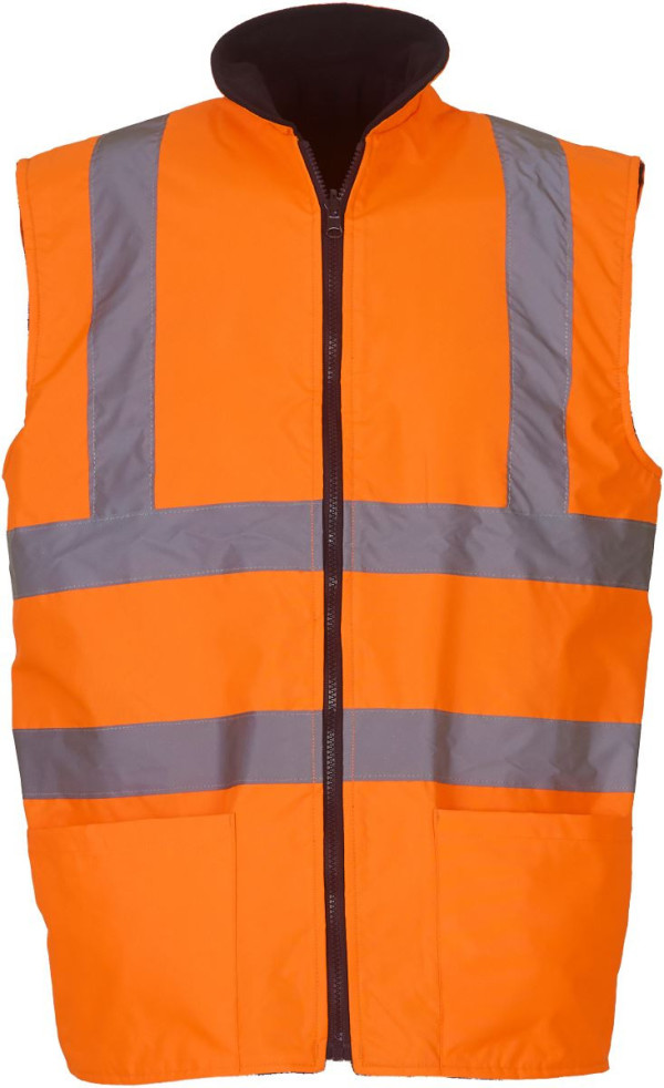 Hi-Vis Reversible Fleece Vest