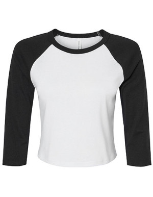 Women´s Micro Rib 3/4 Raglan Baby Tee - Reklamnepredmety