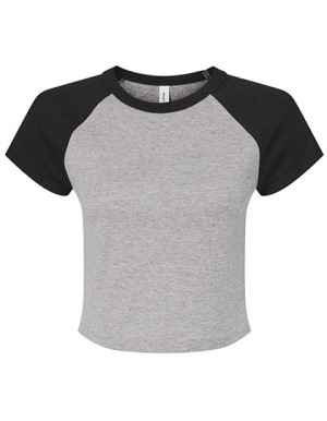 Women´s Micro Rib Raglan Baby Tee - Reklamnepredmety