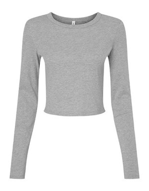 Women´s Micro Rib Long Sleeve Baby Tee - Reklamnepredmety