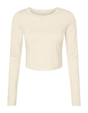 Women´s Micro Rib Long Sleeve Baby Tee - Reklamnepredmety