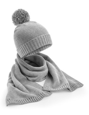 Knitted Scarf and Beanie Gift Set - Reklamnepredmety