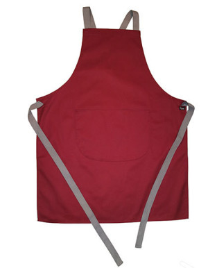 Apron With Grey Ties Crossover - Reklamnepredmety