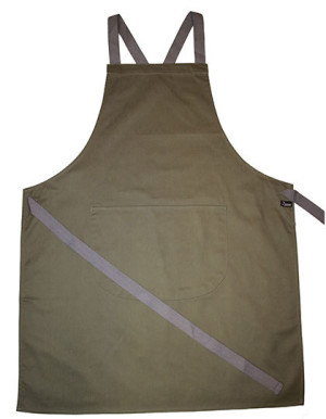 Apron With Grey Ties Crossover - Reklamnepredmety