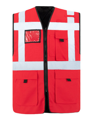 Padded Comfort Executive Safety Vest Wismar CO² Neutral - Reklamnepredmety