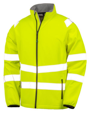 Recycled Printable Safety Softshell Jacket - Reklamnepredmety