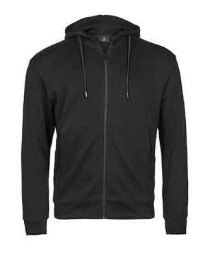 Ribbed Interlock Hooded Full Zip - Reklamnepredmety