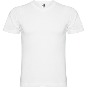 Samoyedo men's V-neck short-sleeved T-shirt - Reklamnepredmety