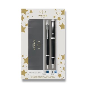 Parker IM Black CT fountain pen and ballpoint pen set - Reklamnepredmety