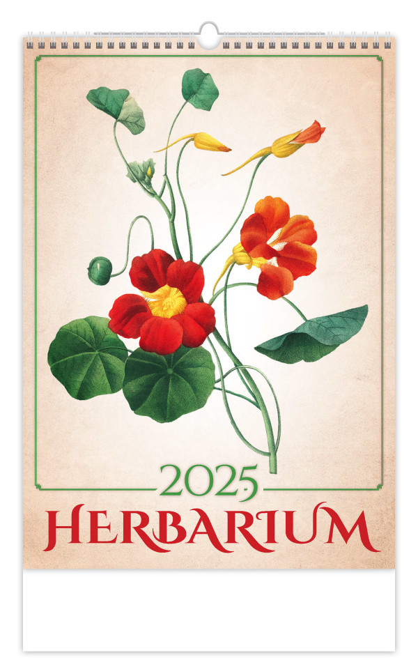 Herbarium wall calendar