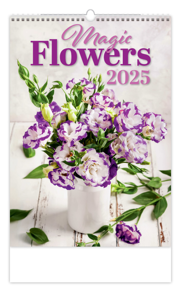 Magic Flowers wall calendar