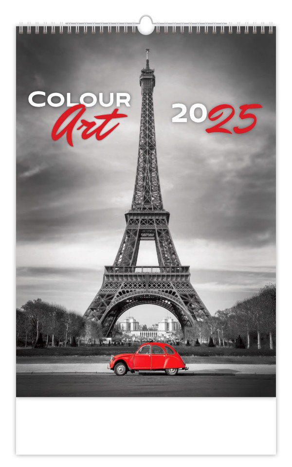 Color Art wall calendar