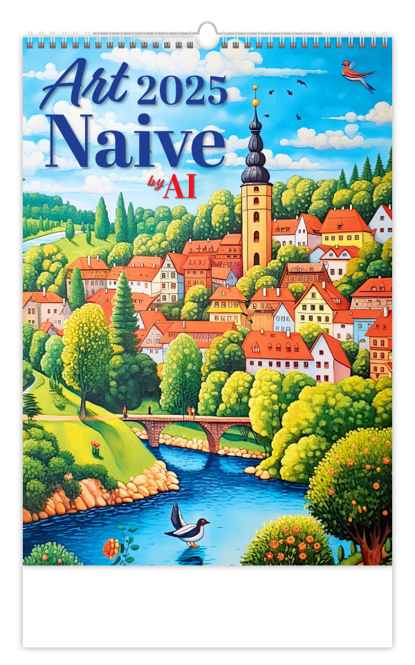 Wall calendar Art Naive by AI