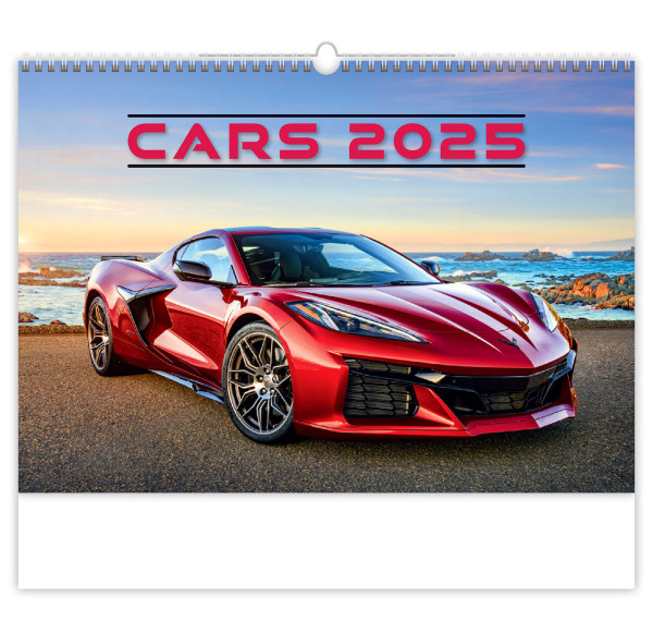 Cars wall calendar