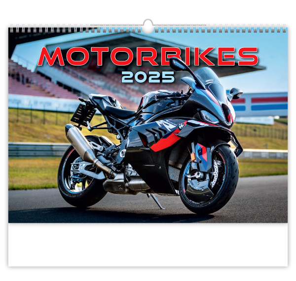 Motorbikes wall calendar