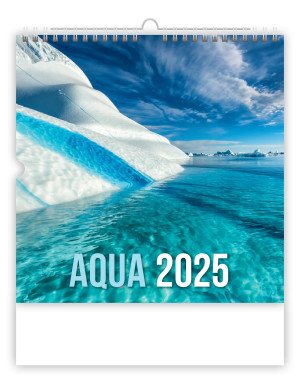 Aqua wall calendar - Reklamnepredmety