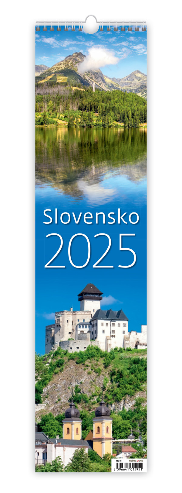 Wall calendar Slovakia - tie