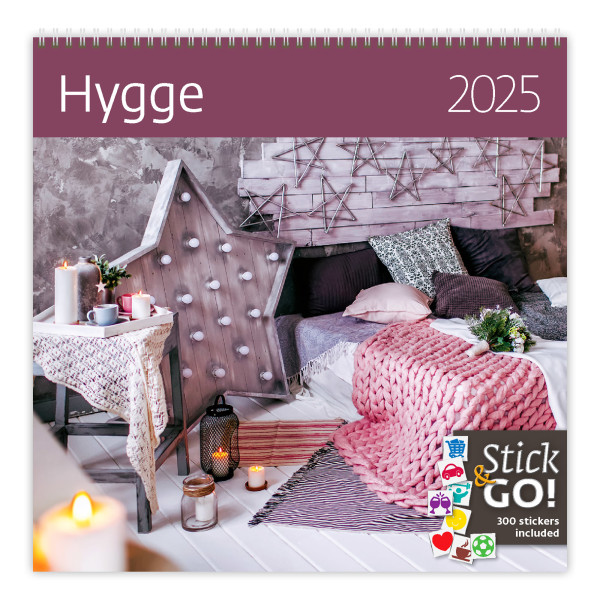 Hygge wall calendar