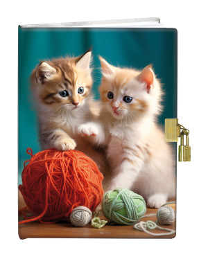 Kittens play castle monument - Reklamnepredmety