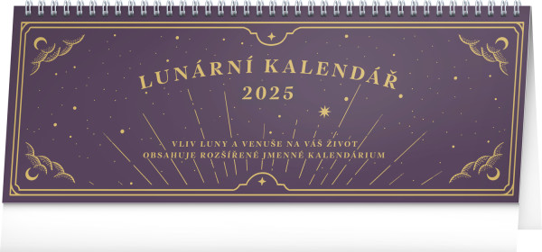 Table Lunar calendar 2025, CZ/SK