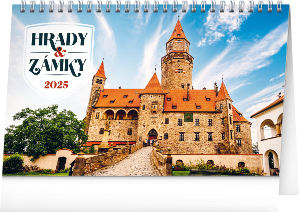 Table calendar Castles and castles 2025, CZ