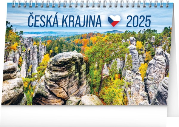 Desk calendar Czech Republic 2025, CZ