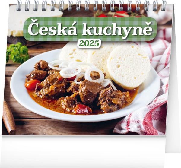 Table calendar Czech cuisine 2025, CZ