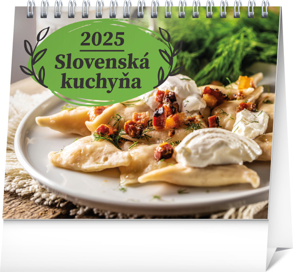 Table calendar Slovak cuisine 2025