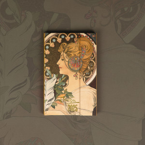 Alfons Mucha weekly magnetic diary 2025 - Reklamnepredmety