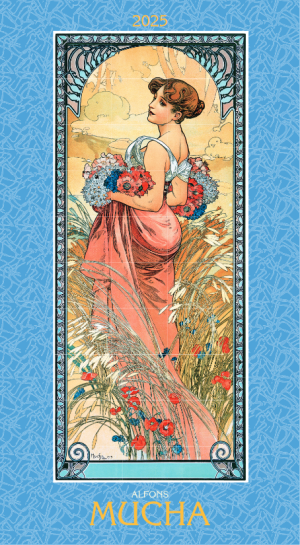 Alfons Mucha 2025 wall calendar - Reklamnepredmety