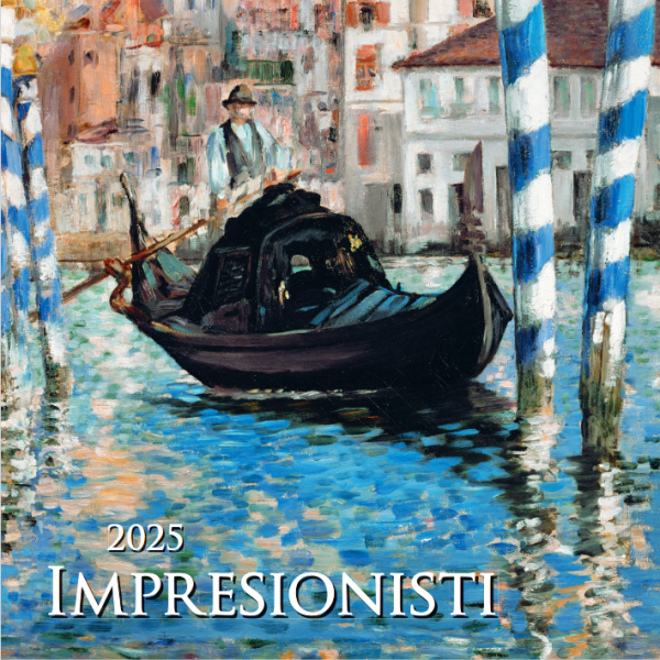 Wall calendar Impressionists square 2025