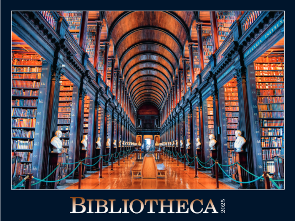 Bibliotheca 2025 Wall Calendar