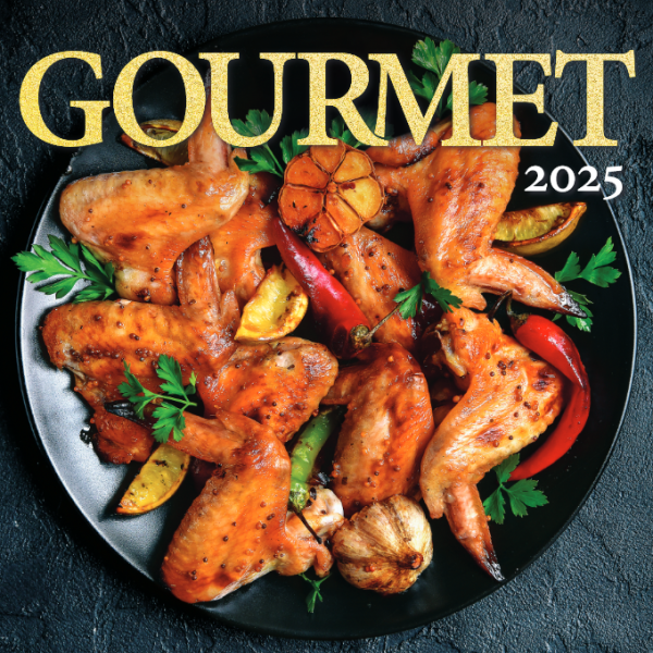 Gourmet 2025 wall calendar