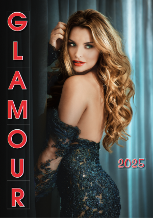 Glamor 2025 wall calendar - Reklamnepredmety