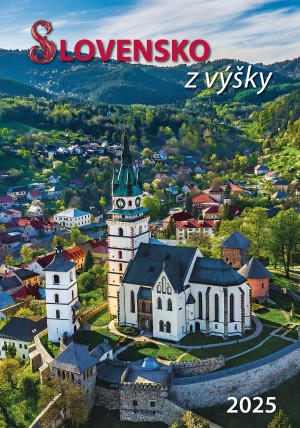 Wall calendar Slovakia from height 2025 - Reklamnepredmety