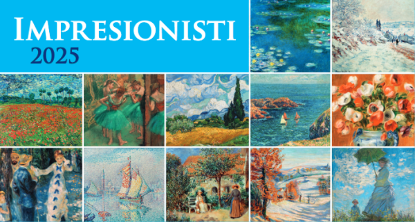 Table calendar Impressionists table 2025