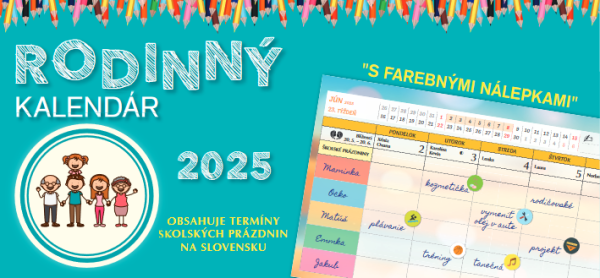 Table calendar Family calendar 2025