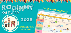 Table calendar Family calendar 2025 - Reklamnepredmety