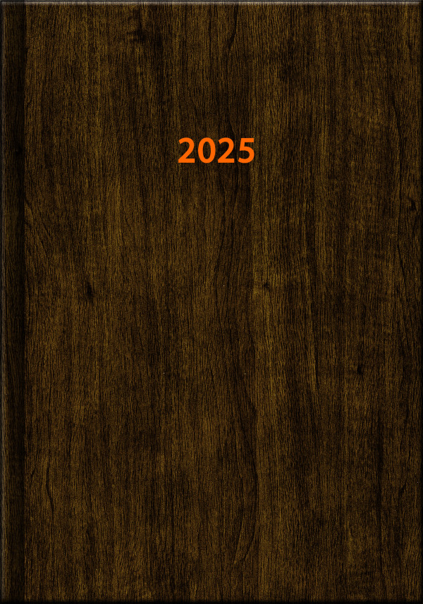 Daily diary A5 - WOOD EXTRA 2025