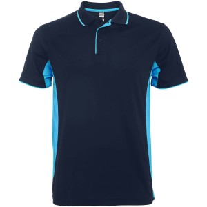 Montmelo unisex sports polo shirt with short sleeves - Reklamnepredmety