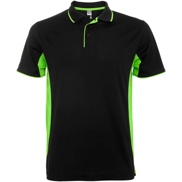 Montmelo unisex sports polo shirt with short sleeves