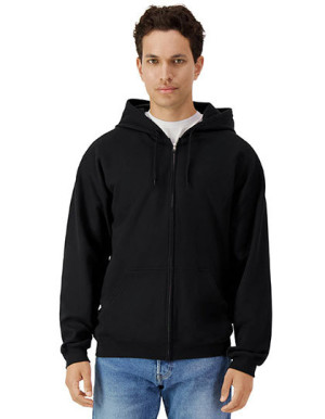 Softstyle® Midweight Fleece Adult Full Zip Hooded Sweatshirt - Reklamnepredmety