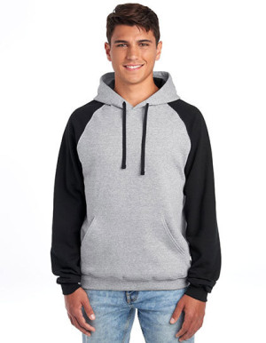 Nublend® Colour-Block Raglan Hooded Sweatshirt - Reklamnepredmety