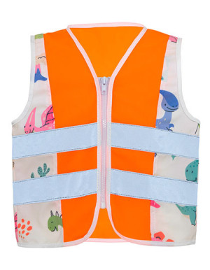 Children´s Safety Vest Action Dinosaurs CO² Neutral - Reklamnepredmety