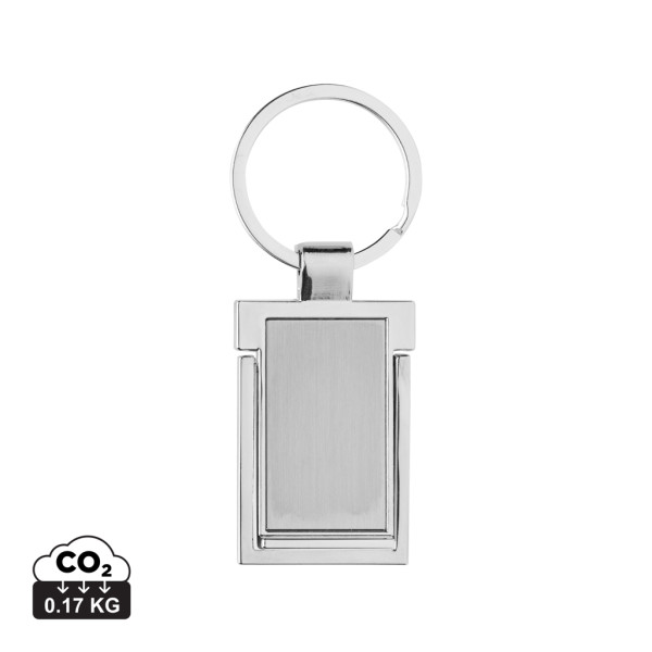 Key ring with phone holder made of RCS recy zinc alloy