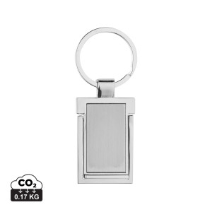 Key ring with phone holder made of RCS recy zinc alloy - Reklamnepredmety